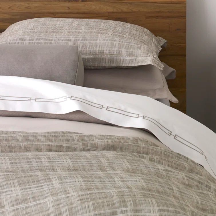 King Linen Jacquard Cotton Patterned Duvet Cover