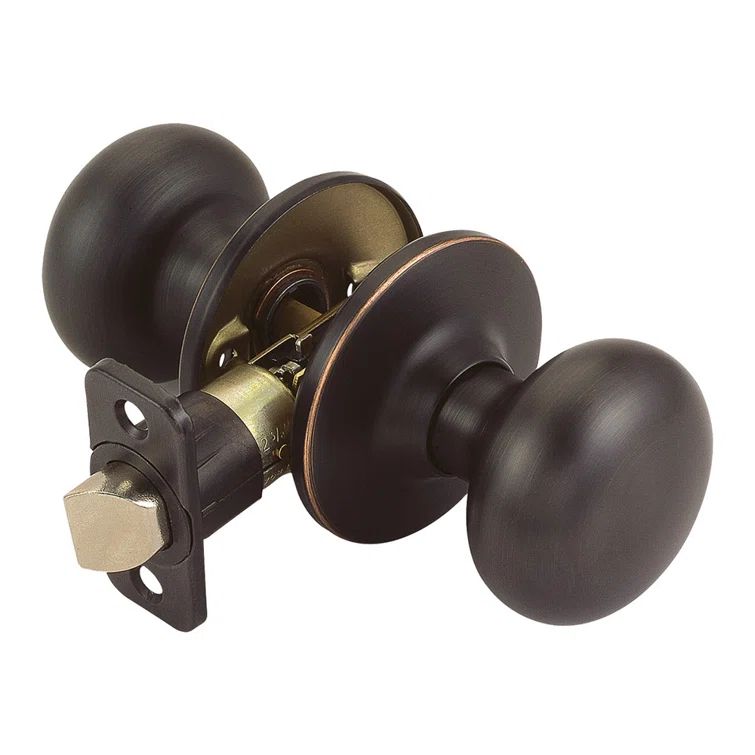 Oil Rubbed Bronze Flat Ball Passage Door Knob