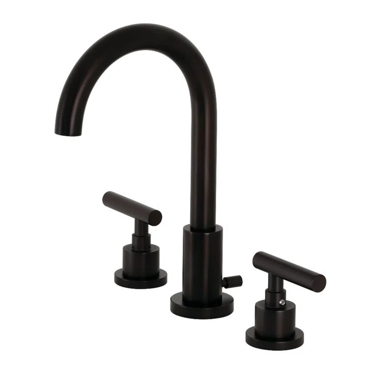 Manhattan Elegance Oil Rubbed Bronze Widespread Bathroom Faucet