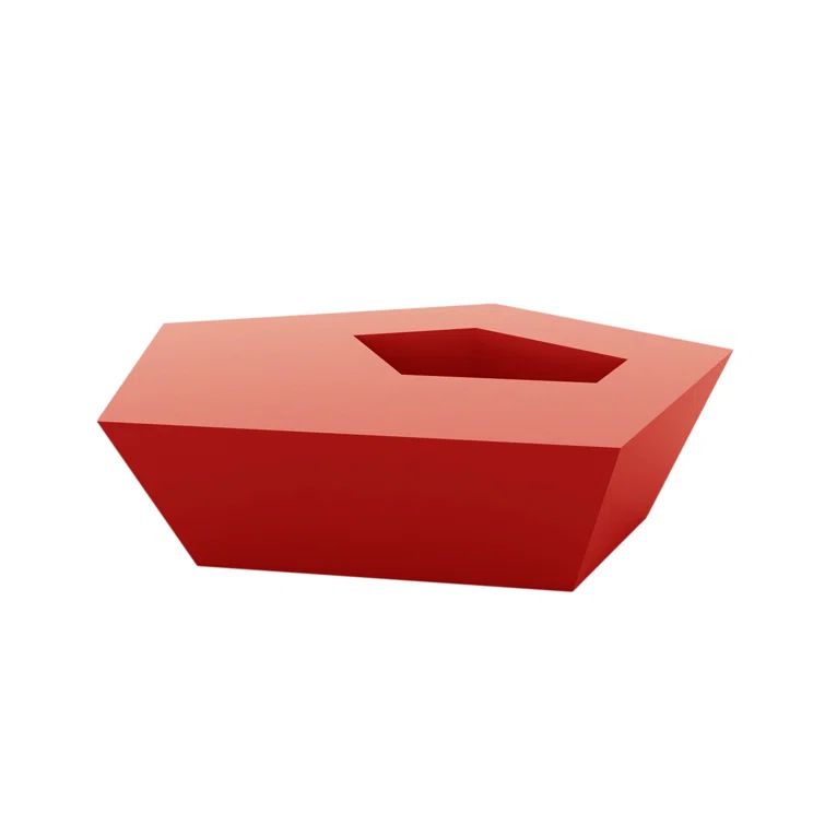 Vondom Faz Modular Red Plastic Indoor/Outdoor Coffee Table