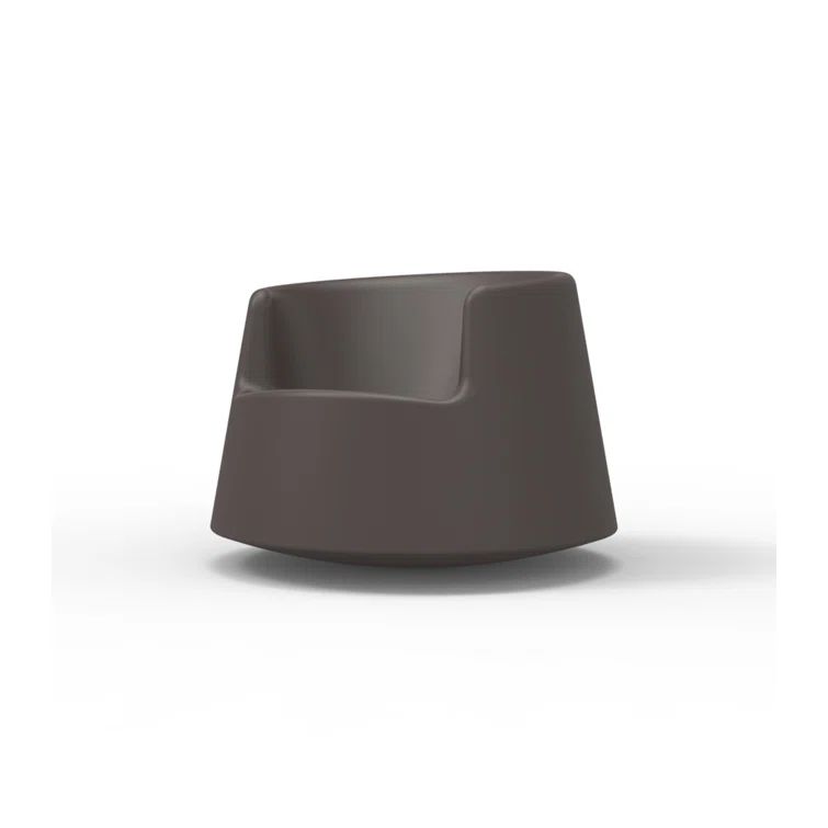Bronze Indoor/Outdoor High Armrest Patio Chair