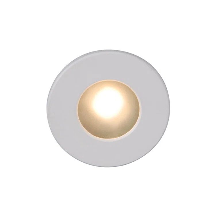 White Aluminum Dimmable LED Step and Wall Light