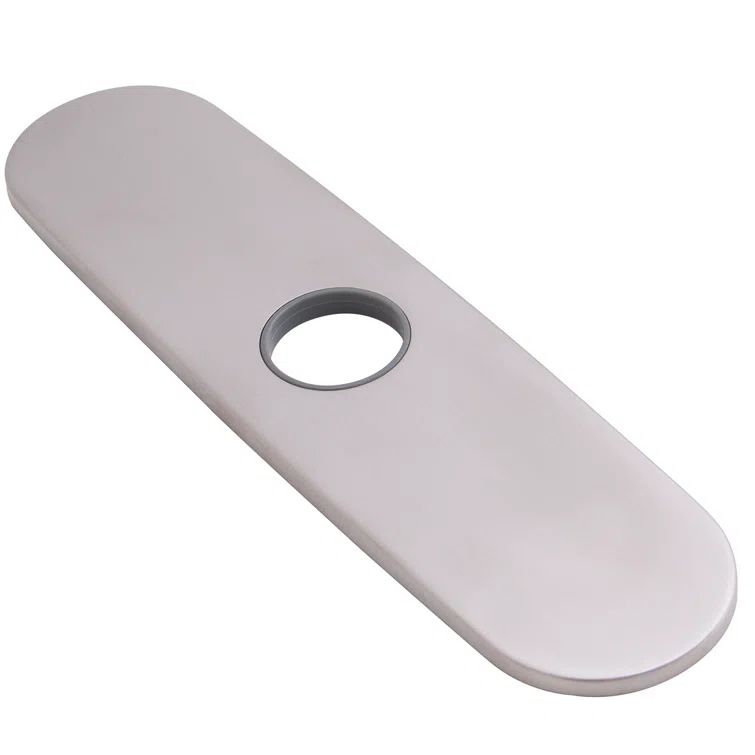 Universal Stainless Steel 10.5" Kitchen Faucet Deck Plate