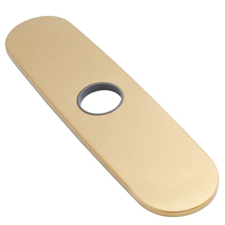 Brushed Bronze Kitchen Faucet Deck Plate with Plastic Spacer
