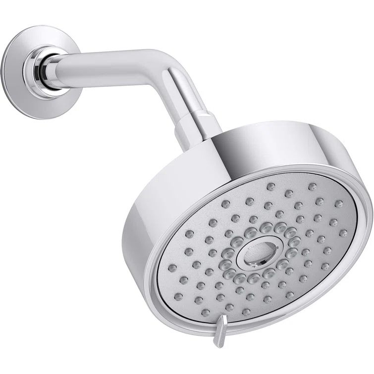 Purist Polished Chrome 5.5" Multifunction Wall-Mounted Showerhead