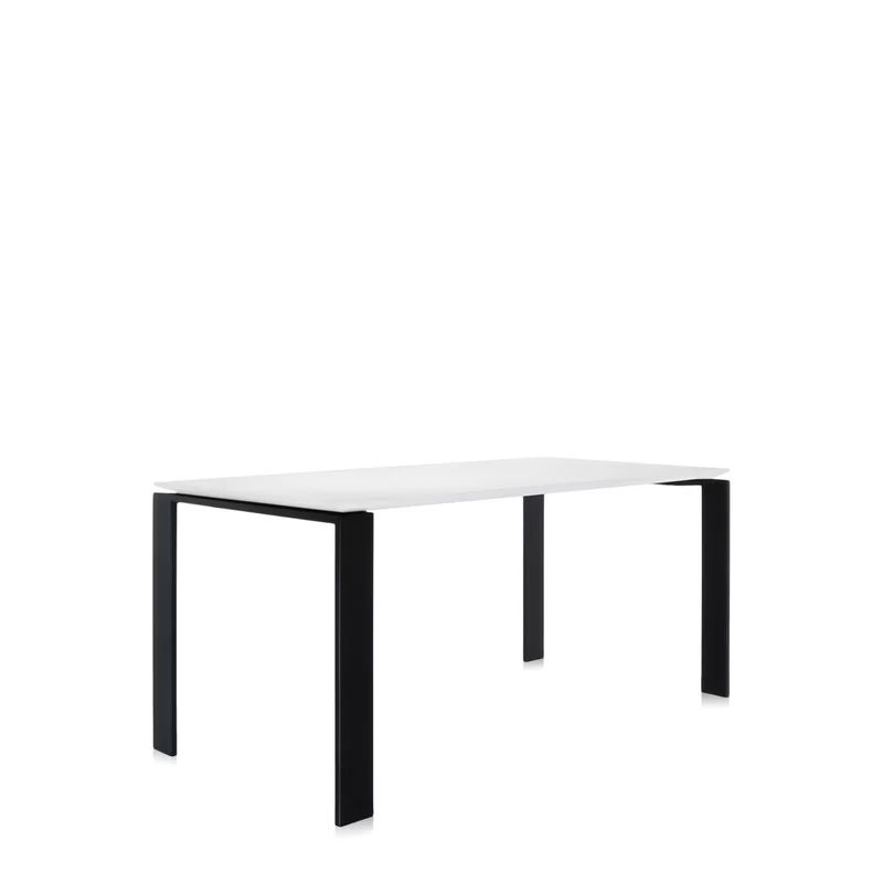 Laviani 62" Contemporary Two-Tone Work & Dining Table