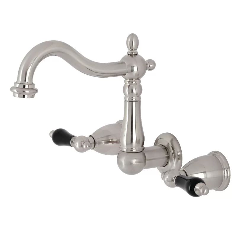 Duchess Polished Chrome Two-Handle Wall Mount Bathroom Faucet