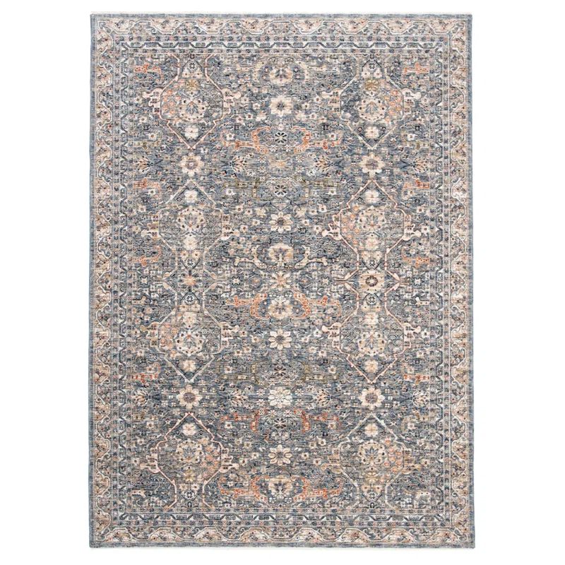 Hand-Knotted Light Blue Cotton Blend 3' x 5' Area Rug