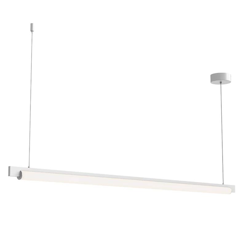 Keel™ 60" Satin White Aluminum LED Pendant Light