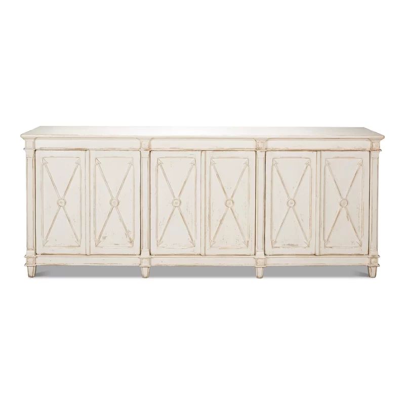 Marksman 96'' White Reclaimed Pine Sideboard