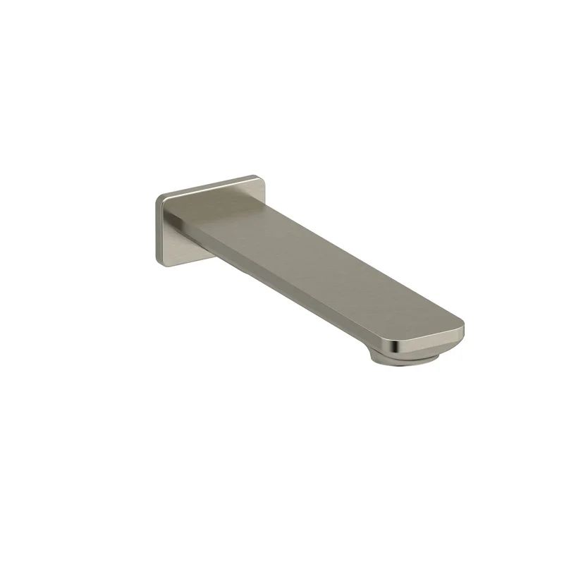 Equinox Sleek 7.875'' Brushed Nickel Wall Mount Tub Spout