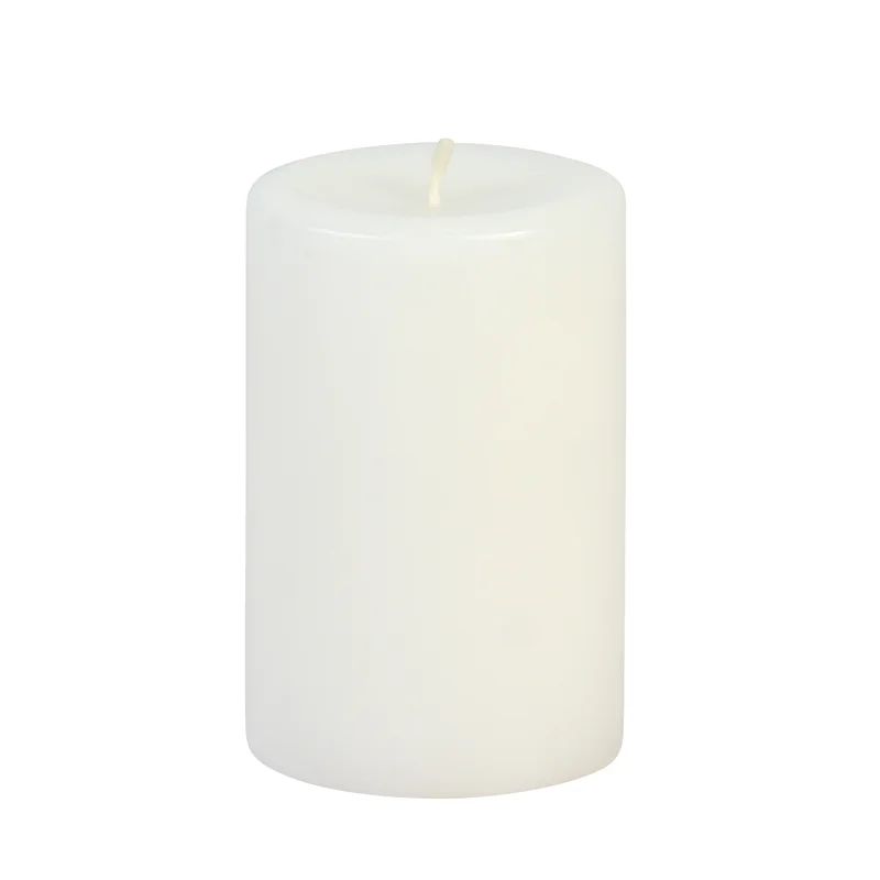 White 3" x 2" Clean Smoke-free Pillar Candle