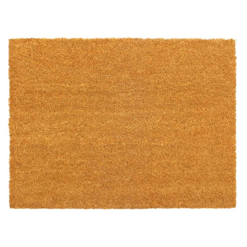 Natural Coir 36" x 48" Non-Slip Outdoor Doormat