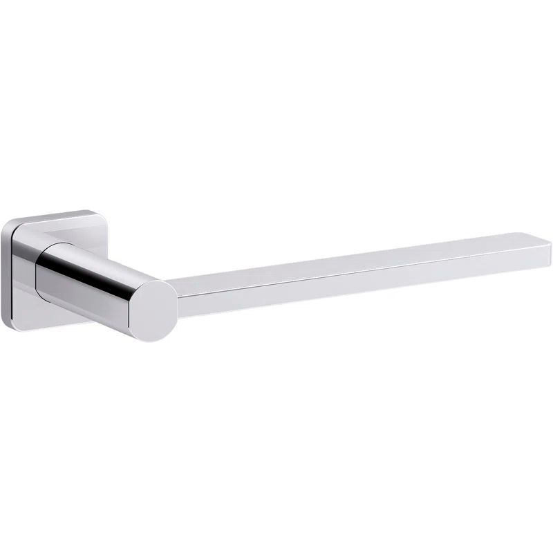 Polished Chrome Wall Mounted Towel Arm