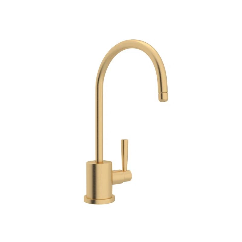 Polished Nickel Modern Deck Mounted Kitchen Faucet