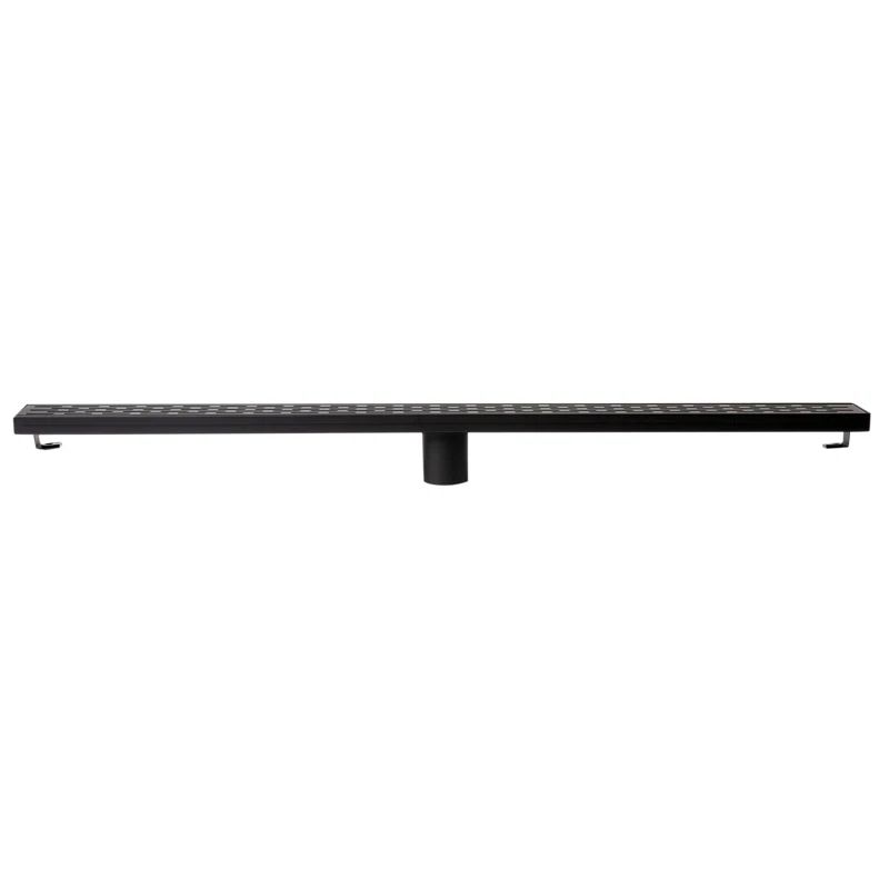 36'' Black Matte Stainless Steel Linear Shower Drain