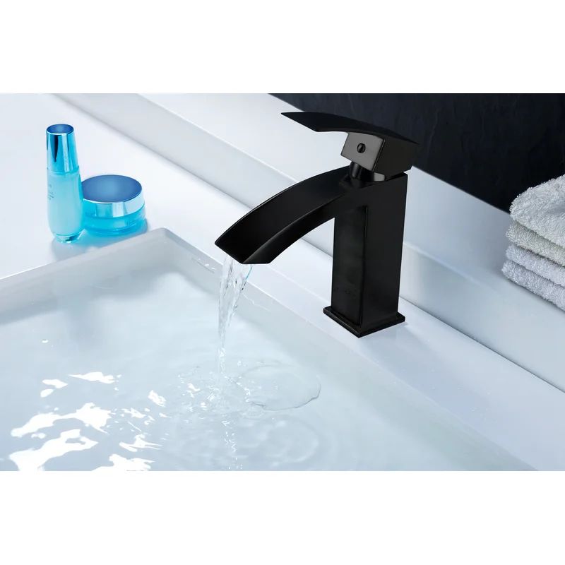 Revere Series Chrome Low-Arc Single-Handle Bathroom Faucet
