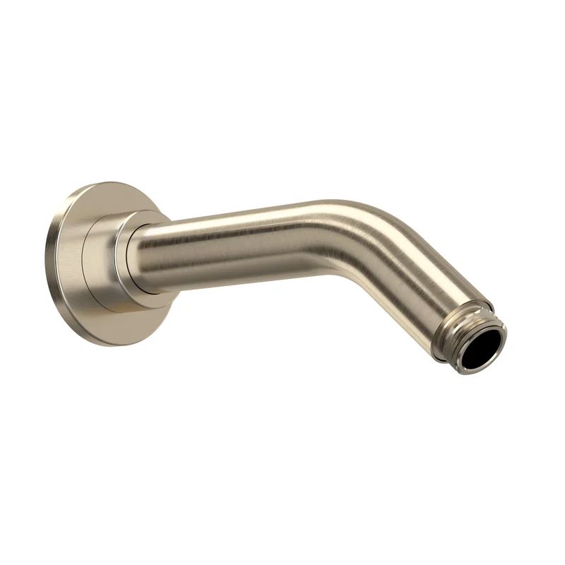 Modern Polished Nickel 7" Wall Mount Shower Arm