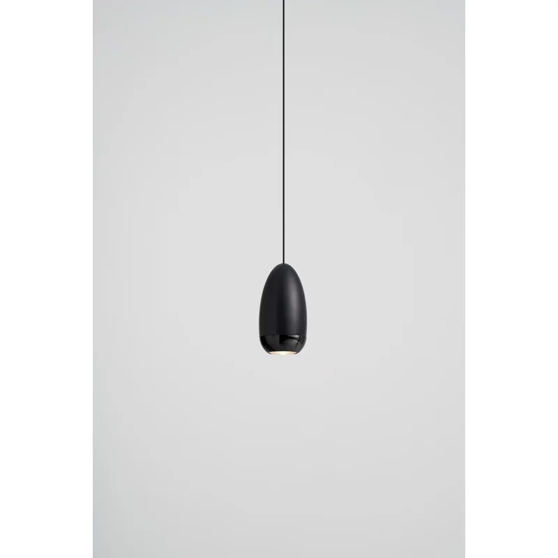 Dawn Mini Black Aluminum LED Pendant Light