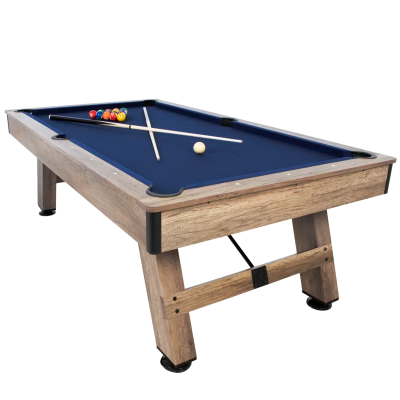 Rustic Navy 90" Brookdale Billiard Table with Engineered Wood and Polyester Cloth