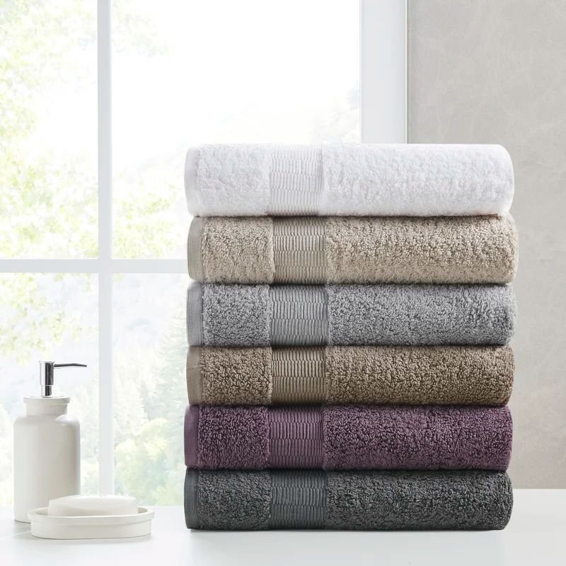 Oversized Dark Taupe Egyptian Cotton Towel Set