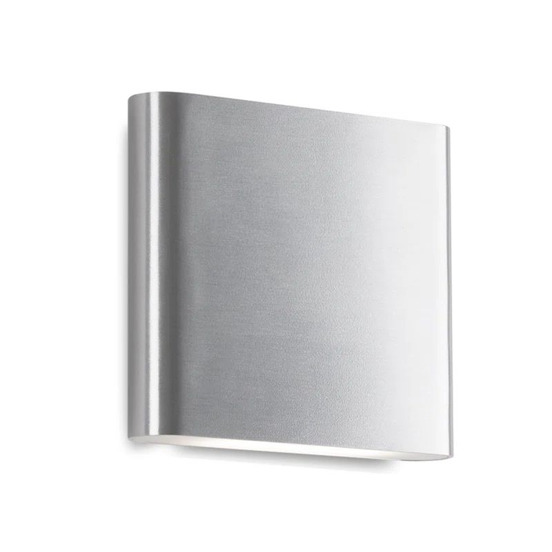 Sleek Brushed Nickel LED Wall Sconce 5.5" H x 6.13" W