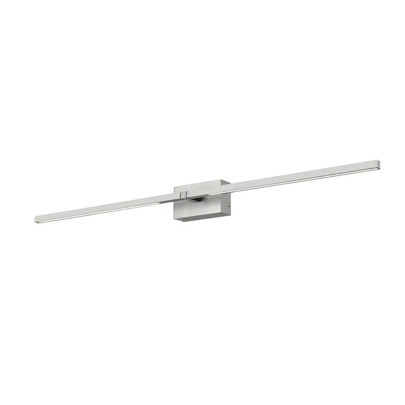 Pandora Brushed Nickel 36" LED Dimmable Wall Sconce