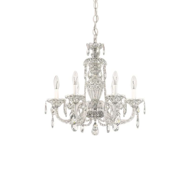 Aurelia Heritage Clear 6-Light Crystal Chandelier