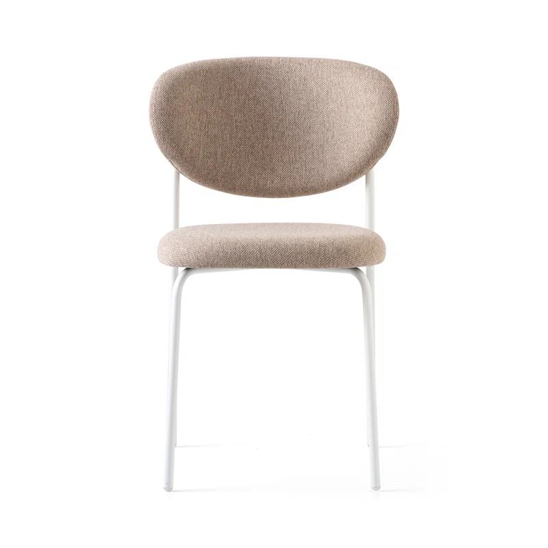 Cozy Upholstered Chair with Metal Frame