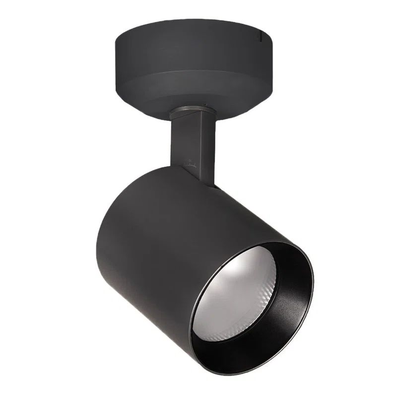 Black Die-Cast Aluminum LED Security Spotlight