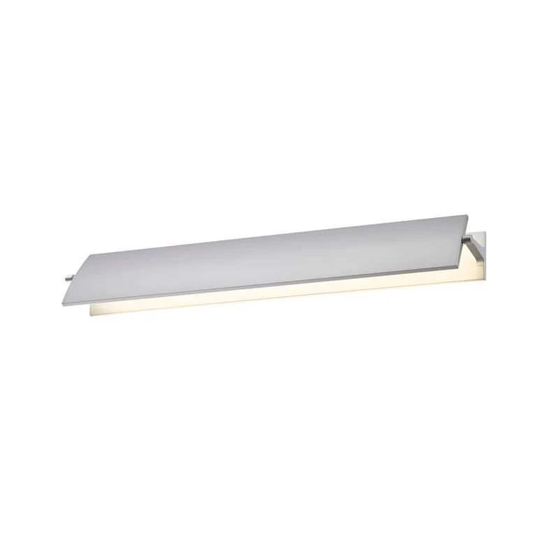 Bright Nickel Adjustable LED Wall Sconce