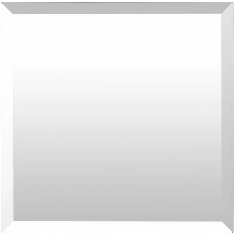 Contour Beveled Frameless Rectangular Wall Mirror