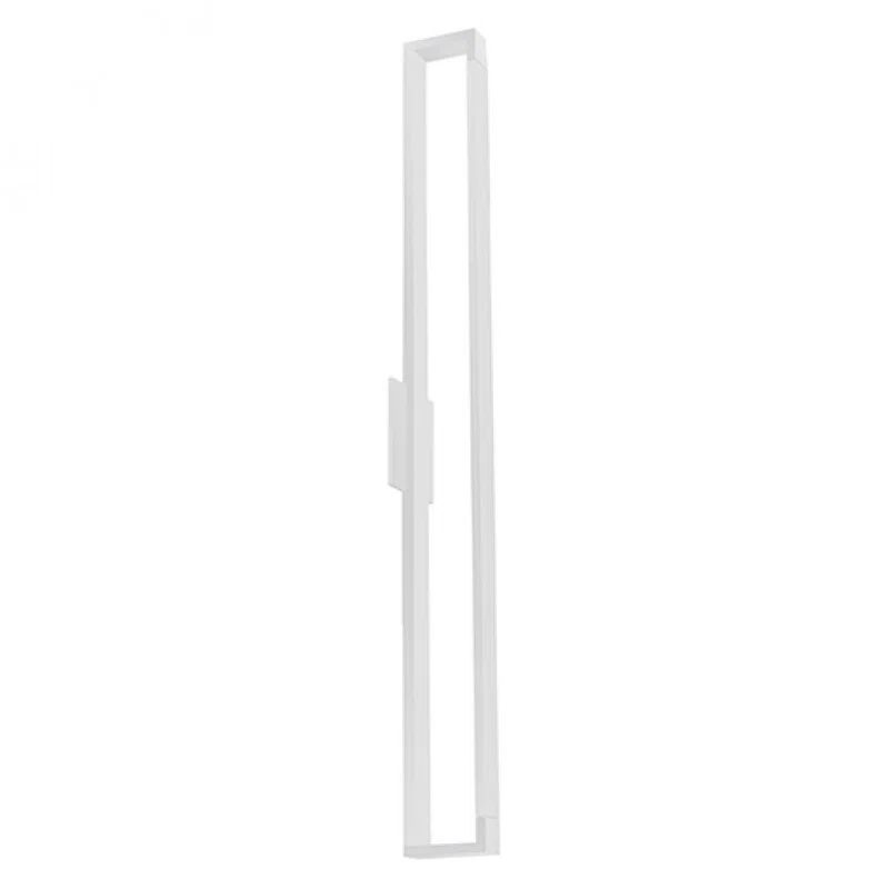 Swivel White Aluminum LED Wall Sconce with Opal Diffuser, 47.25"