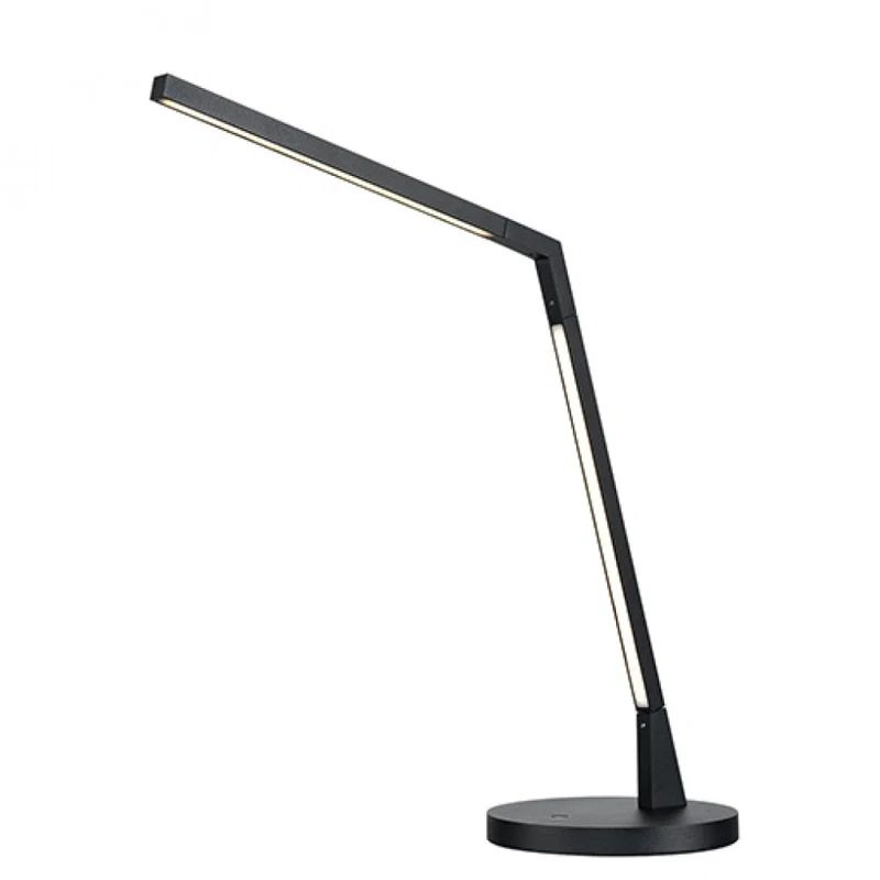 Adjustable Black Aluminum LED Desk Lamp