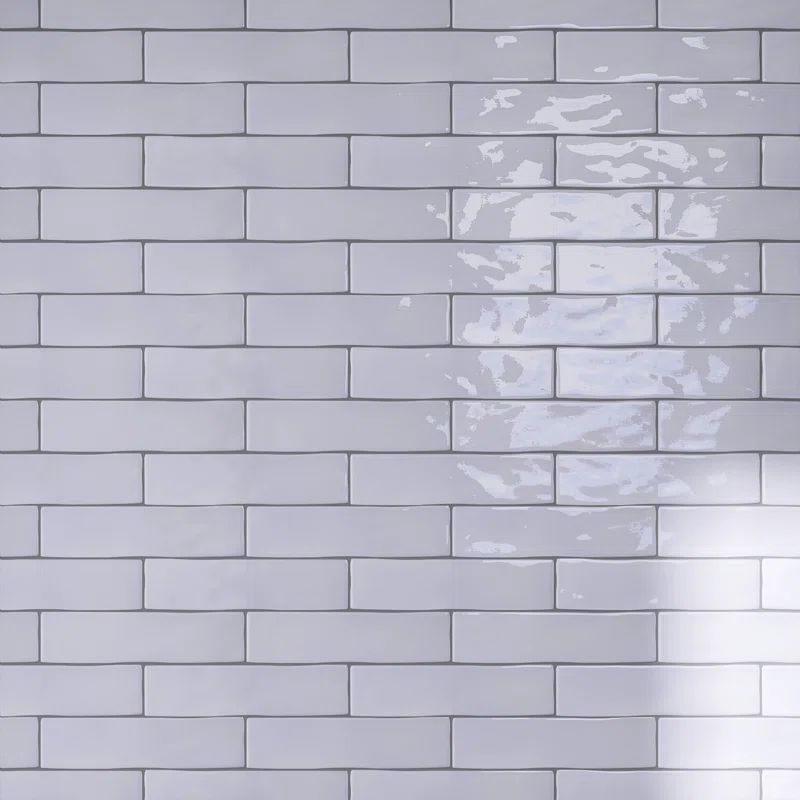 White Glossy Ceramic 3x12 Subway Wall Tile