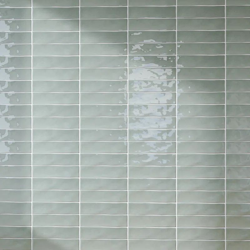 Jade Green 3x12 Ceramic Subway Wall Tile