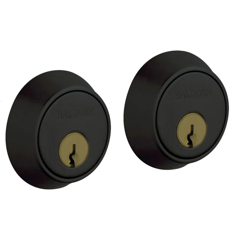 Satin Black Solid Brass Double Cylinder Deadbolt Lock