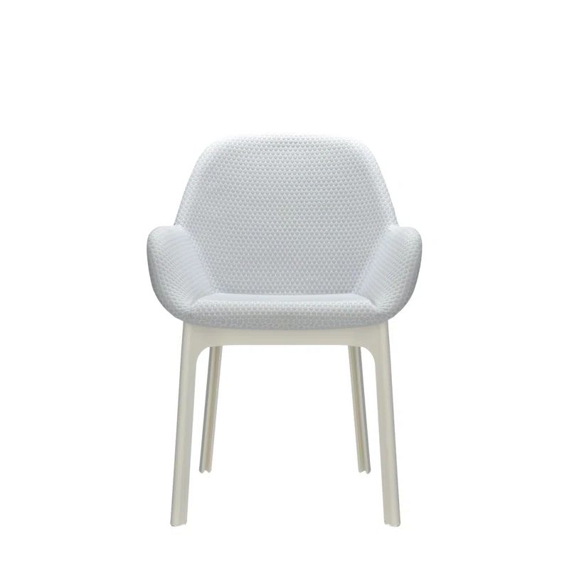 Kew and White Floral Clap Arm Chair by Patricia Urquiola