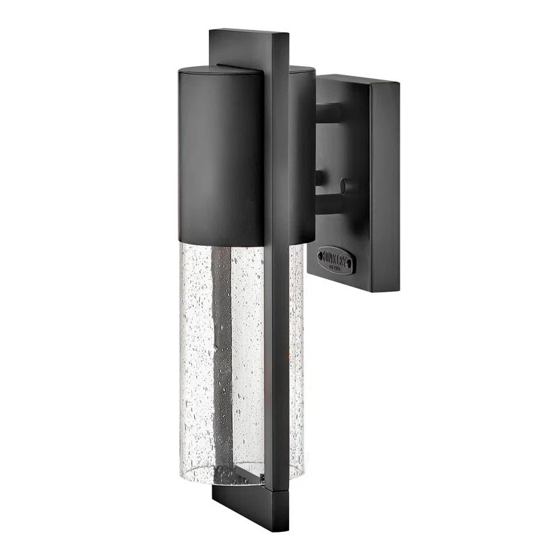 Modern Seedy Glass Black Bronze LED Wall Light