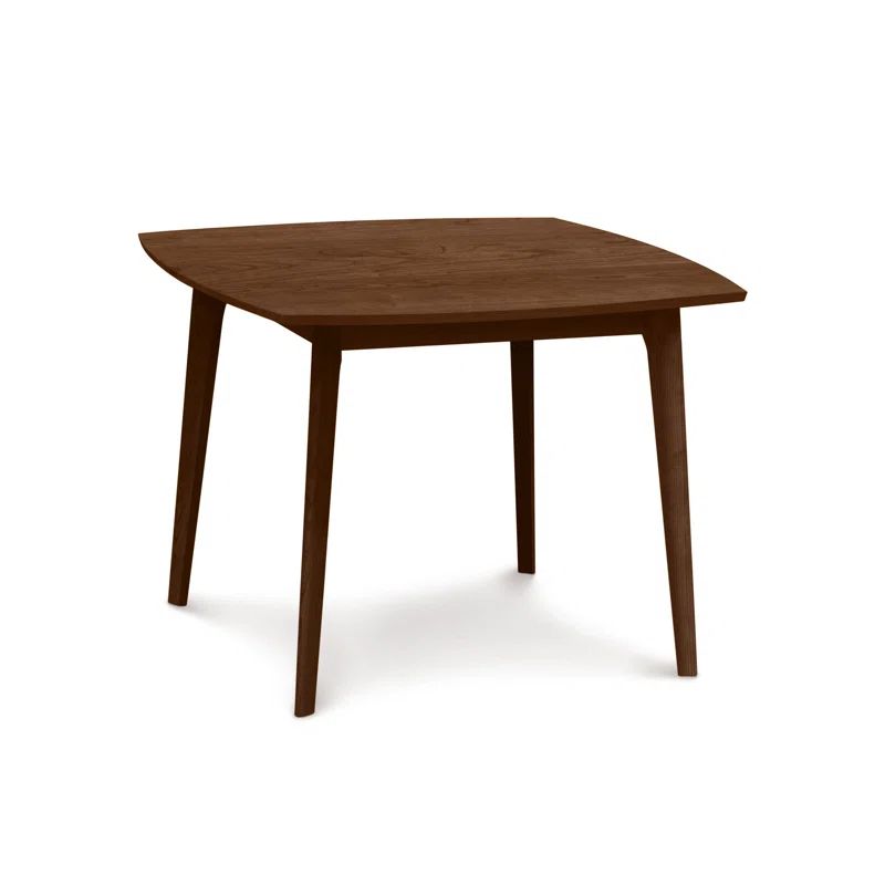 Cherry Wood Square Contemporary Extendable Dining Table
