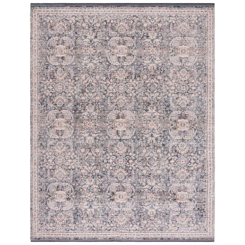 Ivory Elegance 4' x 6' Hand-Knotted Wool Blend Rectangular Rug