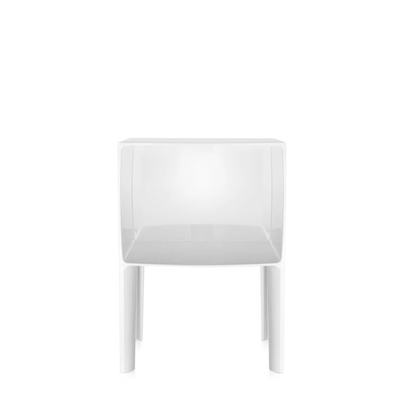 Philippe Starck Small Ghost Buster Cube Nightstand - Frosted White