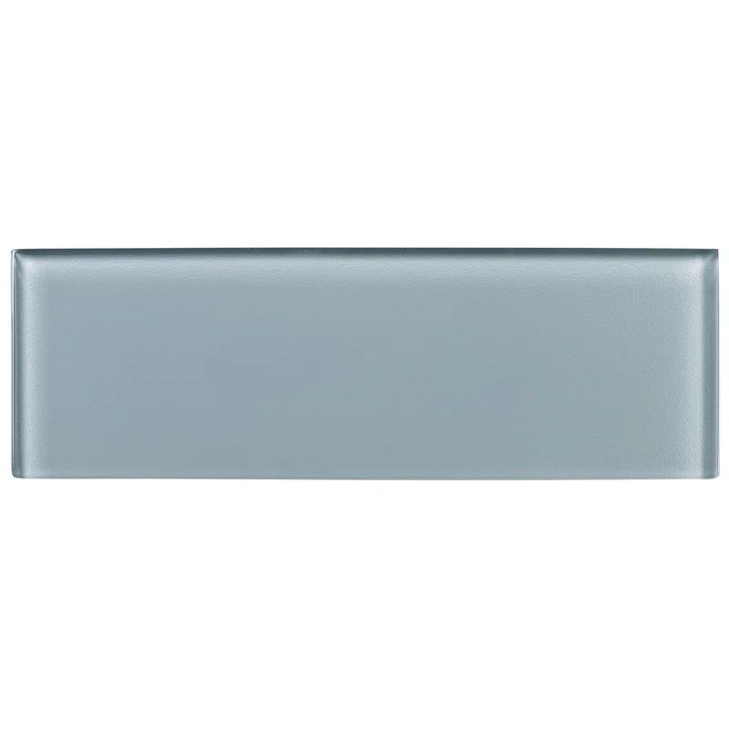 Enchant-Elle 4" x 12" Matte Blue Glass Subway Tile