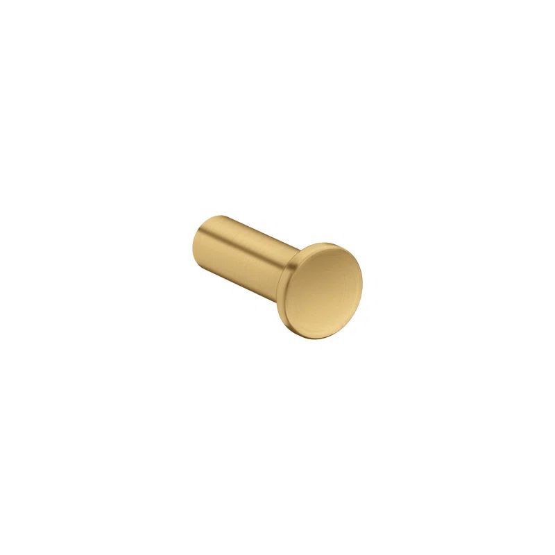 Brushed Gold Modern Circular Wall Mount Hook