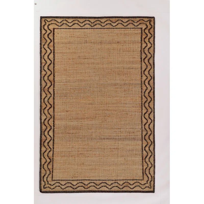 Orchard Ripple Hand-Woven Wool and Synthetic Brown 9' x 12' Rug