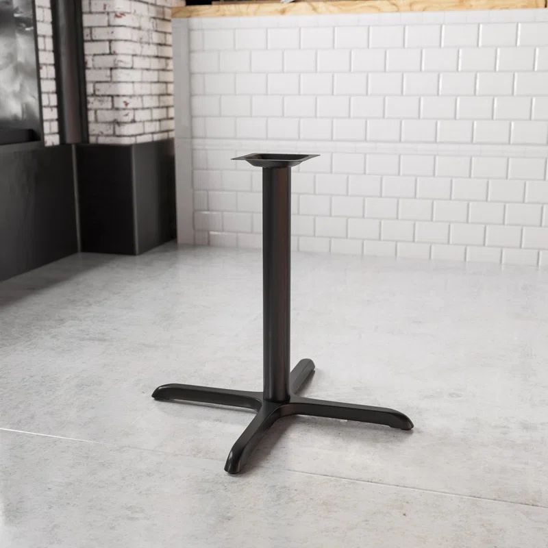 Black Cast Iron 30'' Dining Height Table Base