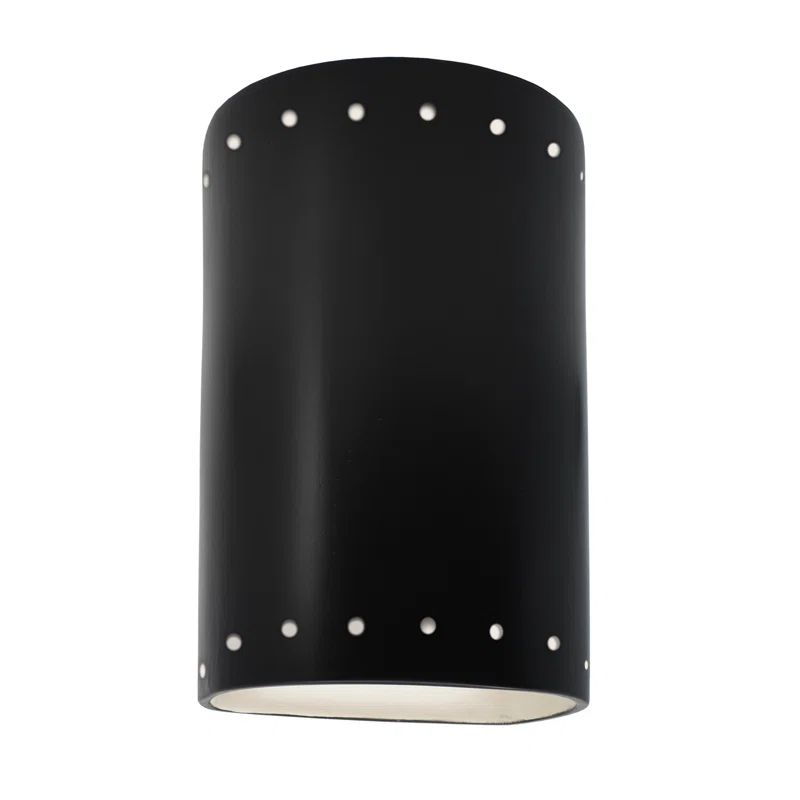 Fells Dimmable Black Iron 9.5" Wall Sconce