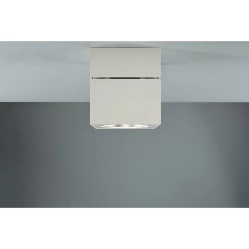 Sleek White Aluminum LED Square Ceiling Light for Indoor/Outdoor