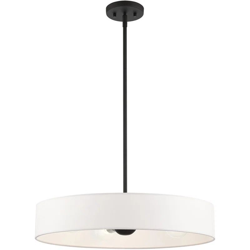 Venlo Elegance 4-Light Indoor/Outdoor Drum Pendant with Crystal Accents