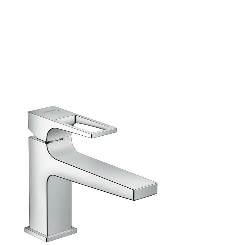 Sleek European Brushed Nickel Single Hole Bathroom Faucet